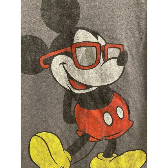 MENS WOMENS UNISEX MICKEY MOUSE DISNEY 3/4 SLEEVE - T SHIRT- SMALL - Picture 3 of 8